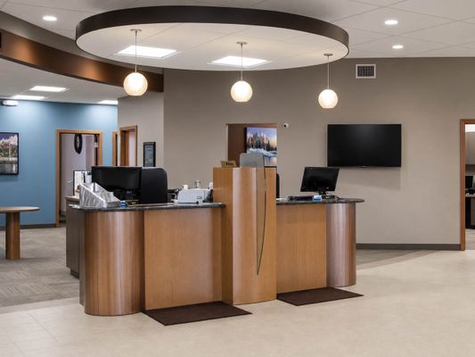 Teller line at Northwestern Bank in Altoona, WI - Hoeft Builders