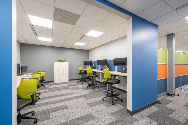 Work station renovation at EO Johnson in Wausau, WI - Hoeft Builders