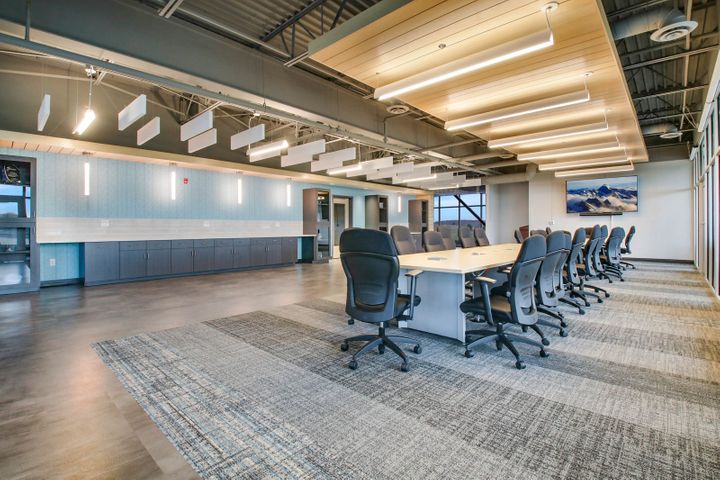 Conference room construction at Elite Extra in Eau Claire, WI - Hoeft Builders