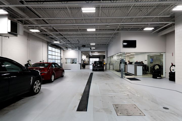 Auto shop renovation at One Automotive in Eau Claire, WI - Hoeft Builders