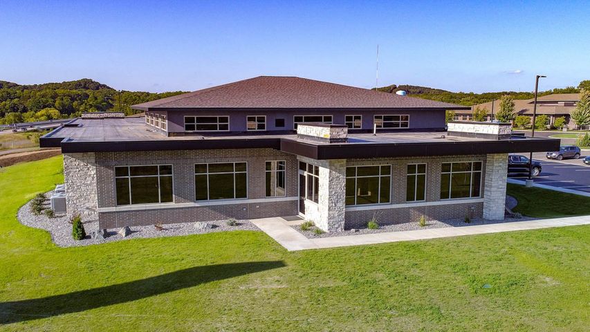 Office exterior construction for Hoeft Builders in Altoona, WI