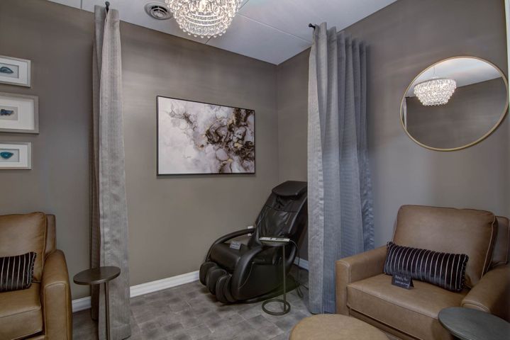 Spa amenities at Martin Dental in Altoona, WI - Hoeft Builders