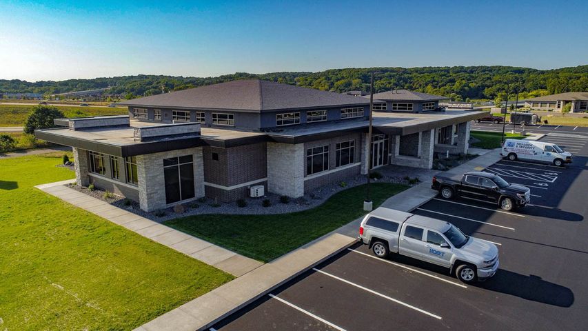 Corporate office exterior at Hoeft Builders in Altoona, WI