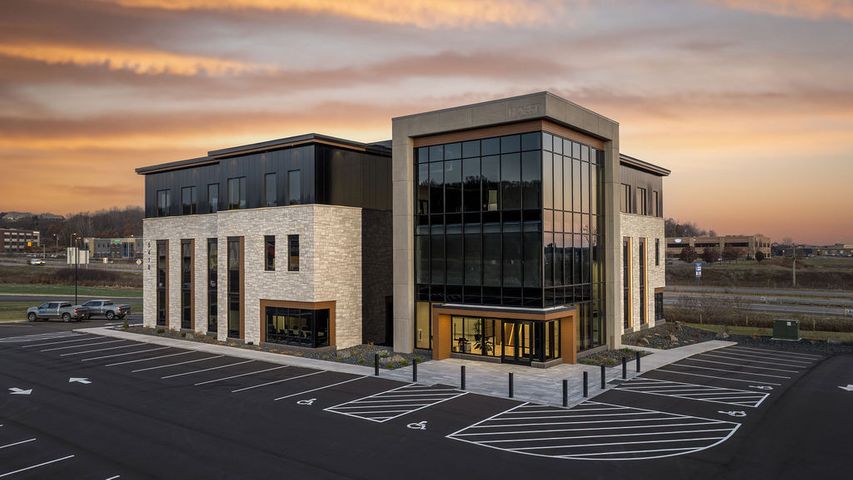 Corporate office construction for Hoeft Builders in Eau Claire, WI