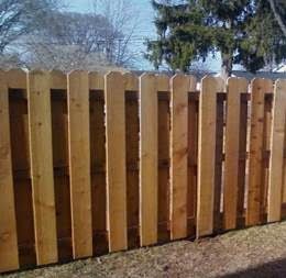 wooden fence