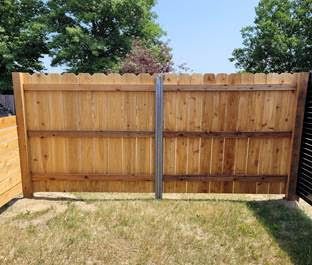 wood fence