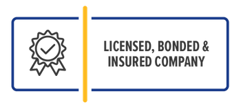 licensed, bonded & insured company badge