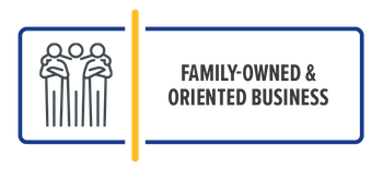 family owned & oriented business badge