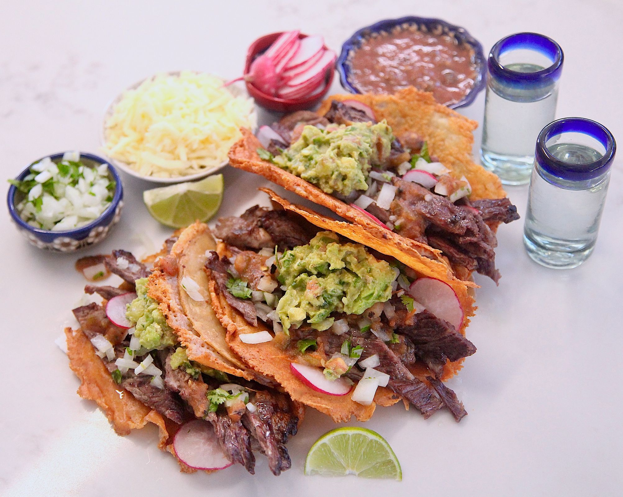Carne Asada Vampiro Tacos