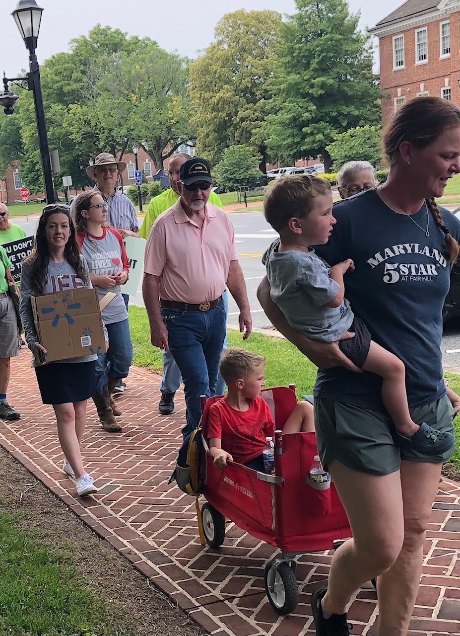 Sen. Dave Lawson walks with us