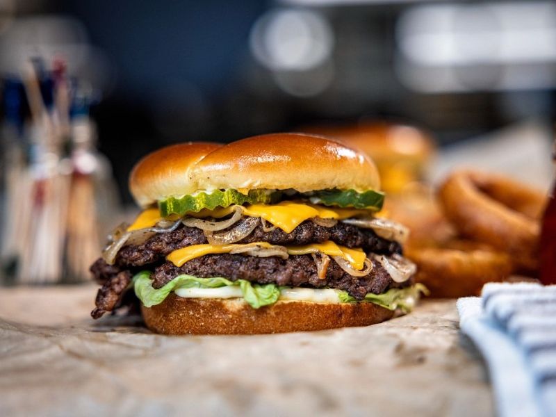 Cheesy Double Smashburger