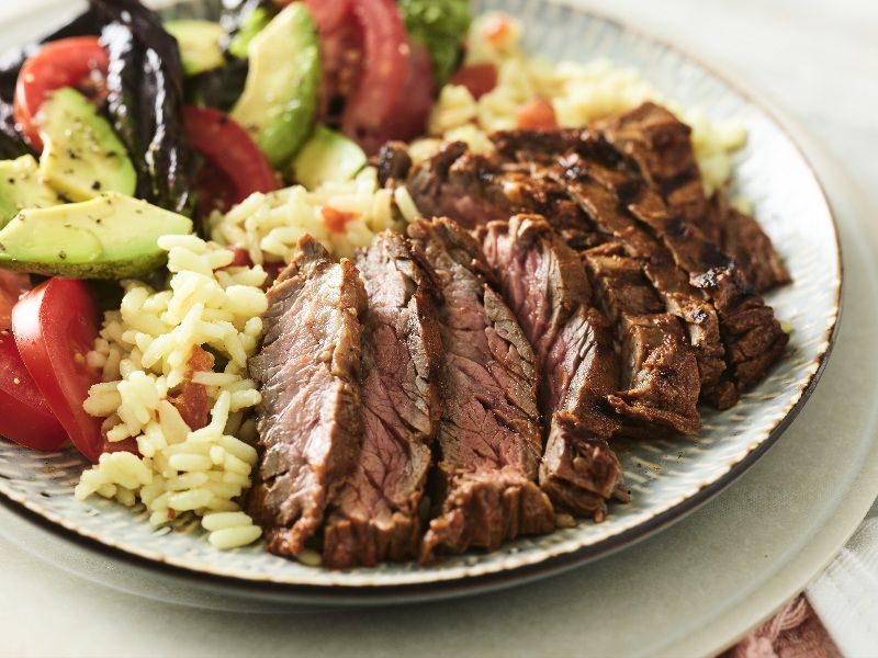 Speedy Fiesta Steak & Rice