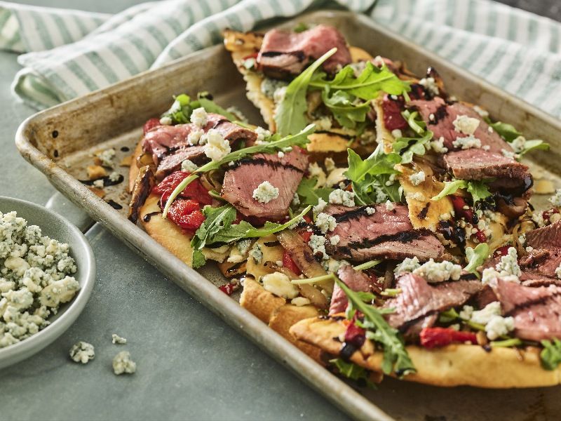 Grilled Steak Flatbread